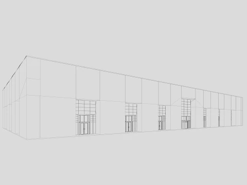 Exhibition Hall Warehouse 31 3D Model