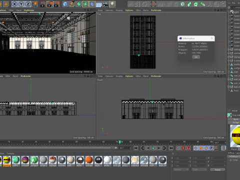 Exhibition Hall Warehouse 31 3D Model