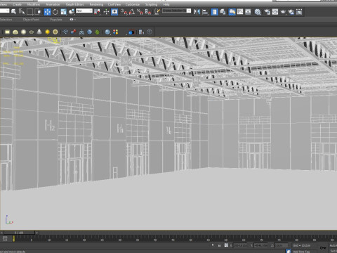 Exhibition Hall Warehouse 31 3D Model