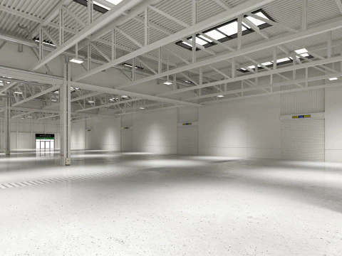 Exhibition Hall 32 3D Model