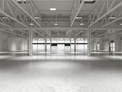 Exhibition Hall 32 3D Model