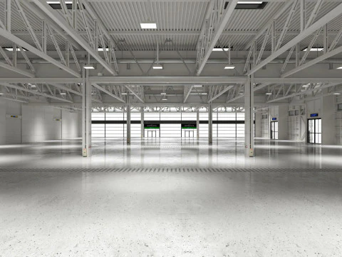 Exhibition Hall 32 3D Model