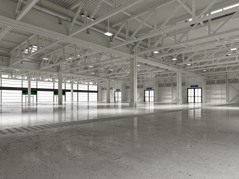 Exhibition Hall 32 3D Model