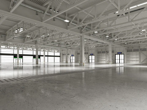 Exhibition Hall 32 3D Model