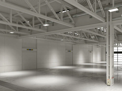 Exhibition Hall 32 3D Model