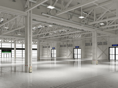 Exhibition Hall 32 3D Model