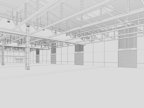 Exhibition Hall 32 3D Model