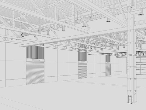 Exhibition Hall 32 3D Model