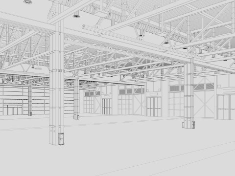 Exhibition Hall 32 3D Model