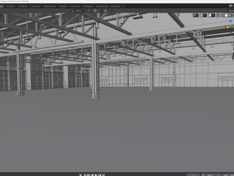 Exhibition Hall 32 3D Model