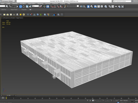 Exhibition Hall 32 3D Model