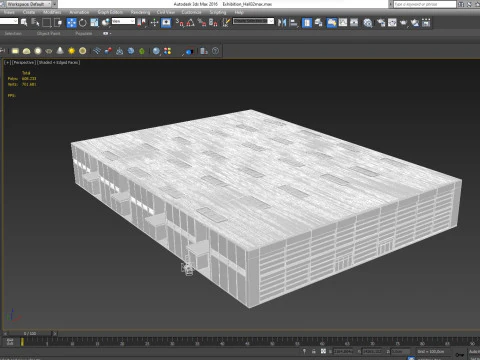 Exhibition Hall 32 3D Model