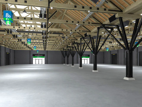 Exhibition Hall 33 3D Model