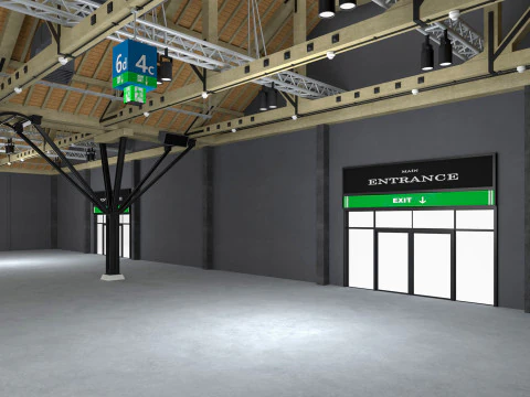 Exhibition Hall 33 3D Model