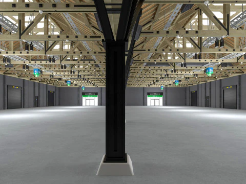 Exhibition Hall 33 3D Model