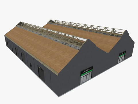 Exhibition Hall 33 3D Model