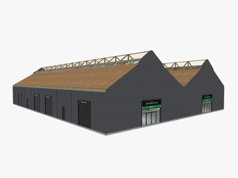 Exhibition Hall 33 3D Model