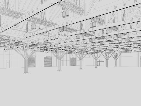 Exhibition Hall 33 3D Model