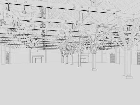 Exhibition Hall 33 3D Model