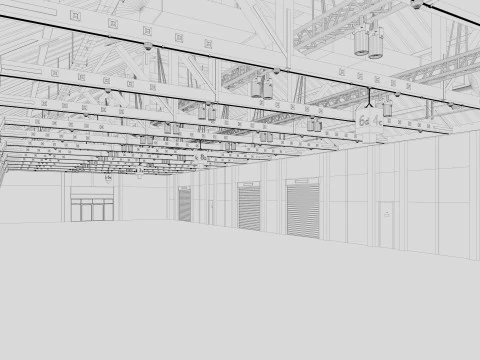 Exhibition Hall 33 3D Model