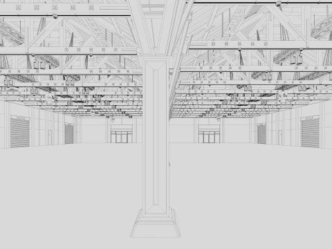 Exhibition Hall 33 3D Model