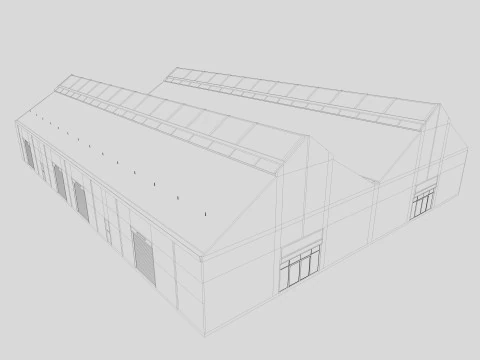 Exhibition Hall 33 3D Model