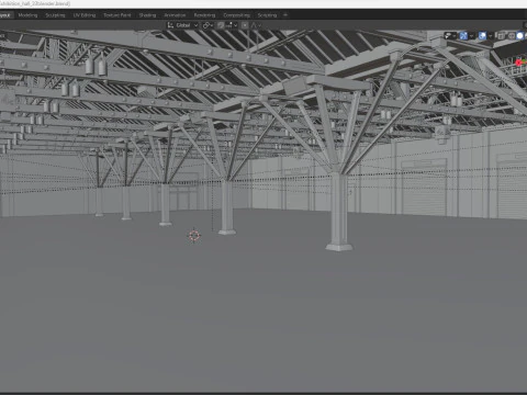 Exhibition Hall 33 3D Model