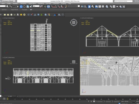 Exhibition Hall 33 3D Model