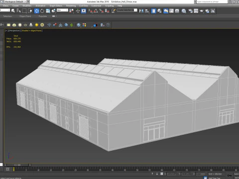 Exhibition Hall 33 3D Model