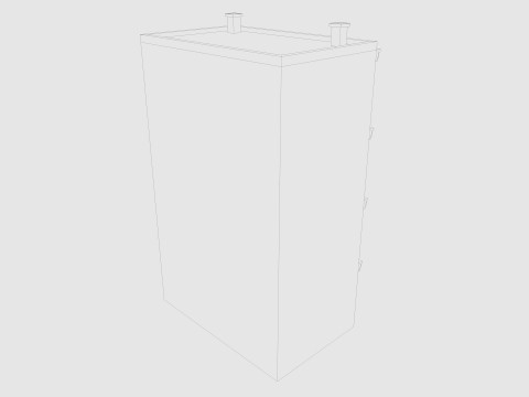 Cartoon Building 5 Low-poly 3D Model