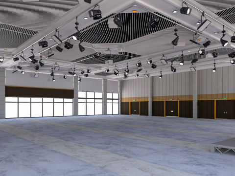 Fair Exhibition Hall Modelo 3D
