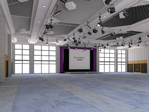 Fair Exhibition Hall 3D Model