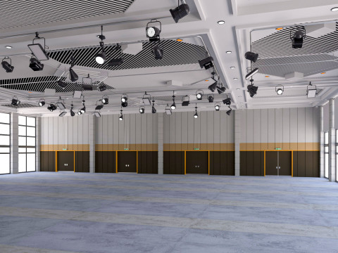Fair Exhibition Hall Modelo 3D