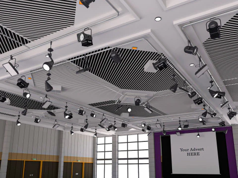 Fair Exhibition Hall 3D Model