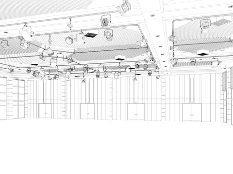 Fair Exhibition Hall 3D Model