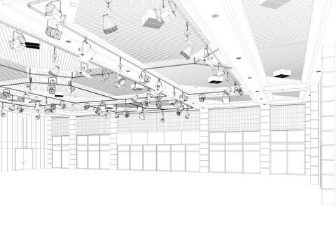 Fair Exhibition Hall 3D Model