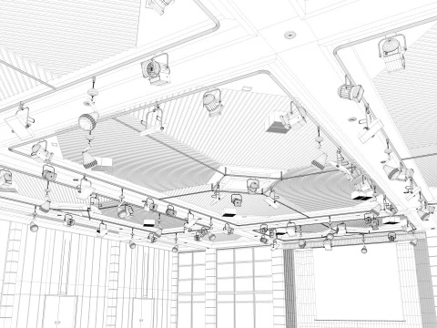 Fair Exhibition Hall 3D Model