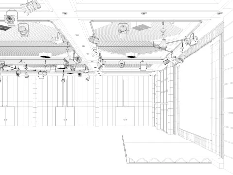 Fair Exhibition Hall 3D Model