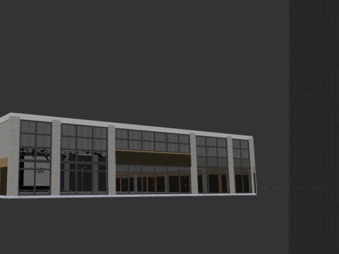 Fair Exhibition Hall 3D Model