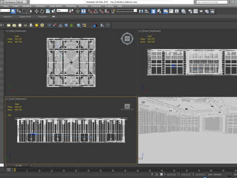 Fair Exhibition Hall Modelo 3D