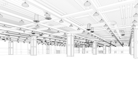Fair Exposition Center Modello 3D