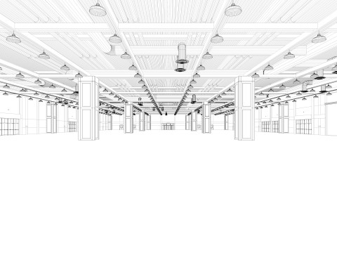 Fair Exposition Center Modello 3D