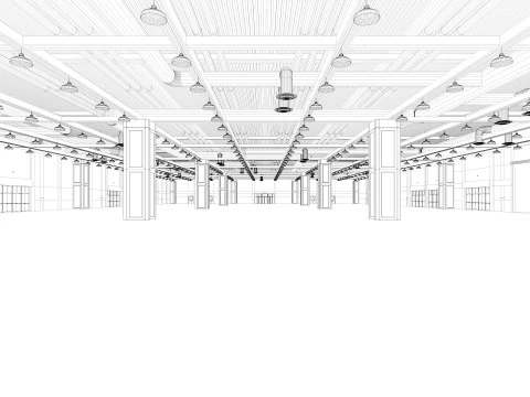 Fair Exposition Center 3D Model