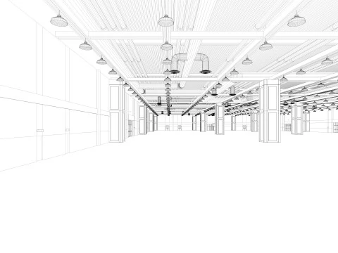 Fair Exposition Center 3D Model