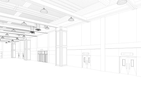 Fair Exposition Center 3D Model
