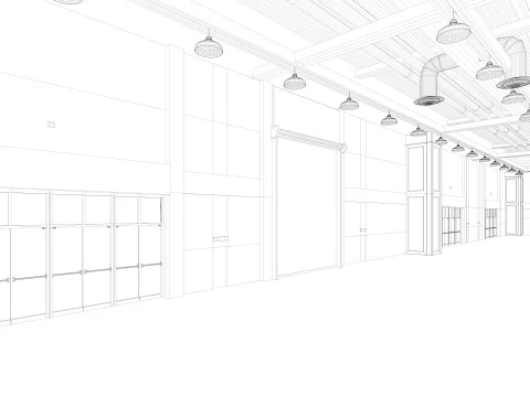 Fair Exposition Center 3D Model