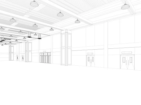 Fair Exposition Center 3D Model