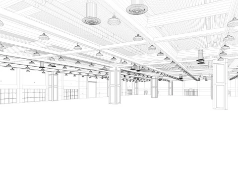 Fair Exposition Center 3D Model