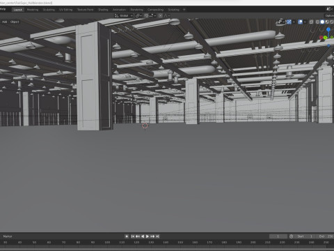 Fair Exposition Center Modello 3D