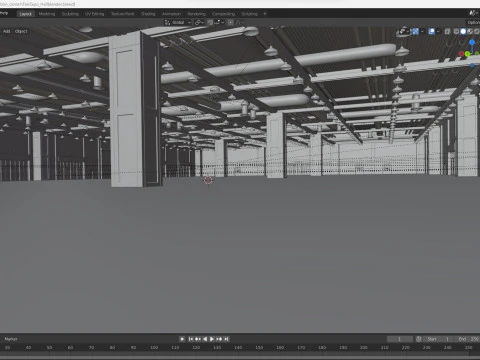Fair Exposition Center 3D Model